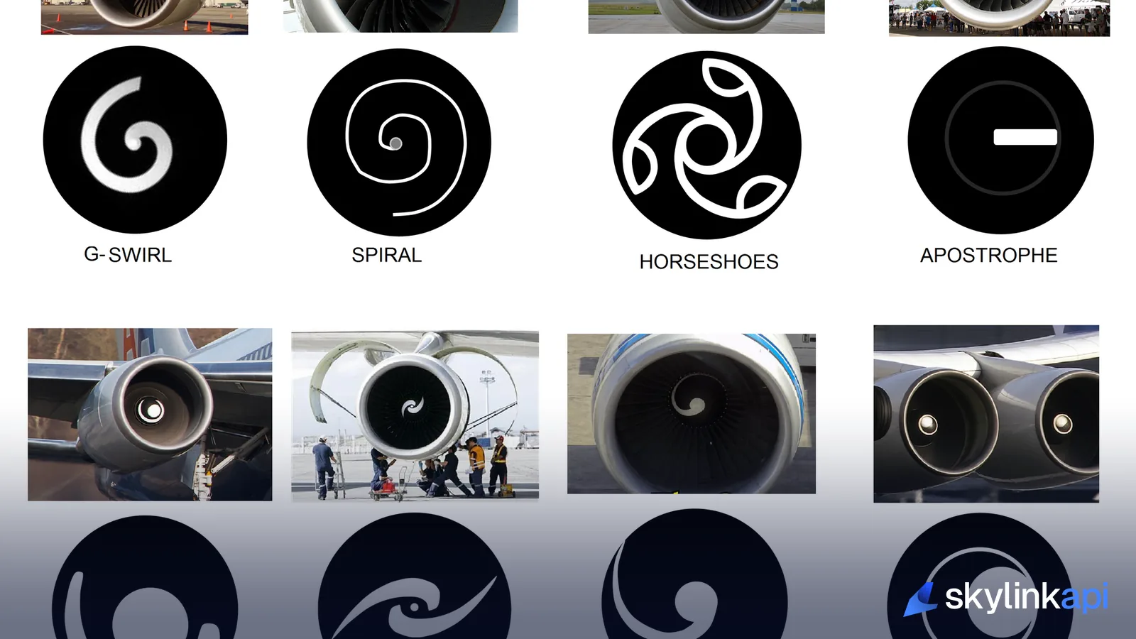 A turbofan engine on an airliner wing