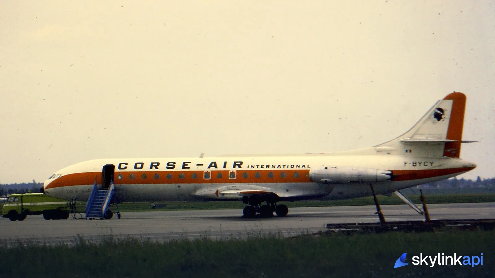 A classic French-registered airliner — the F- prefix marks its country of registry