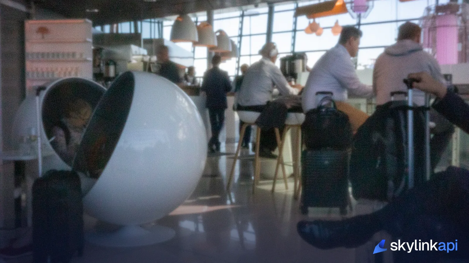 Passengers waiting in an airport terminal — the human cost of the delay you're trying to predict
