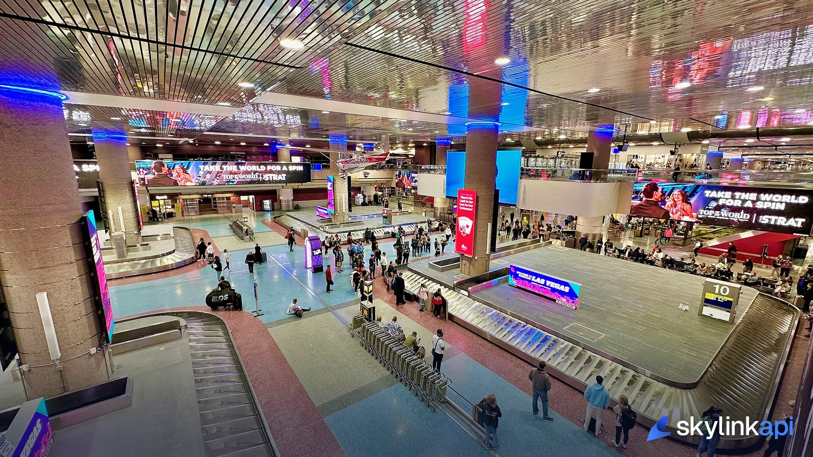 Baggage claim carousels at Harry Reid International Airport, Las Vegas