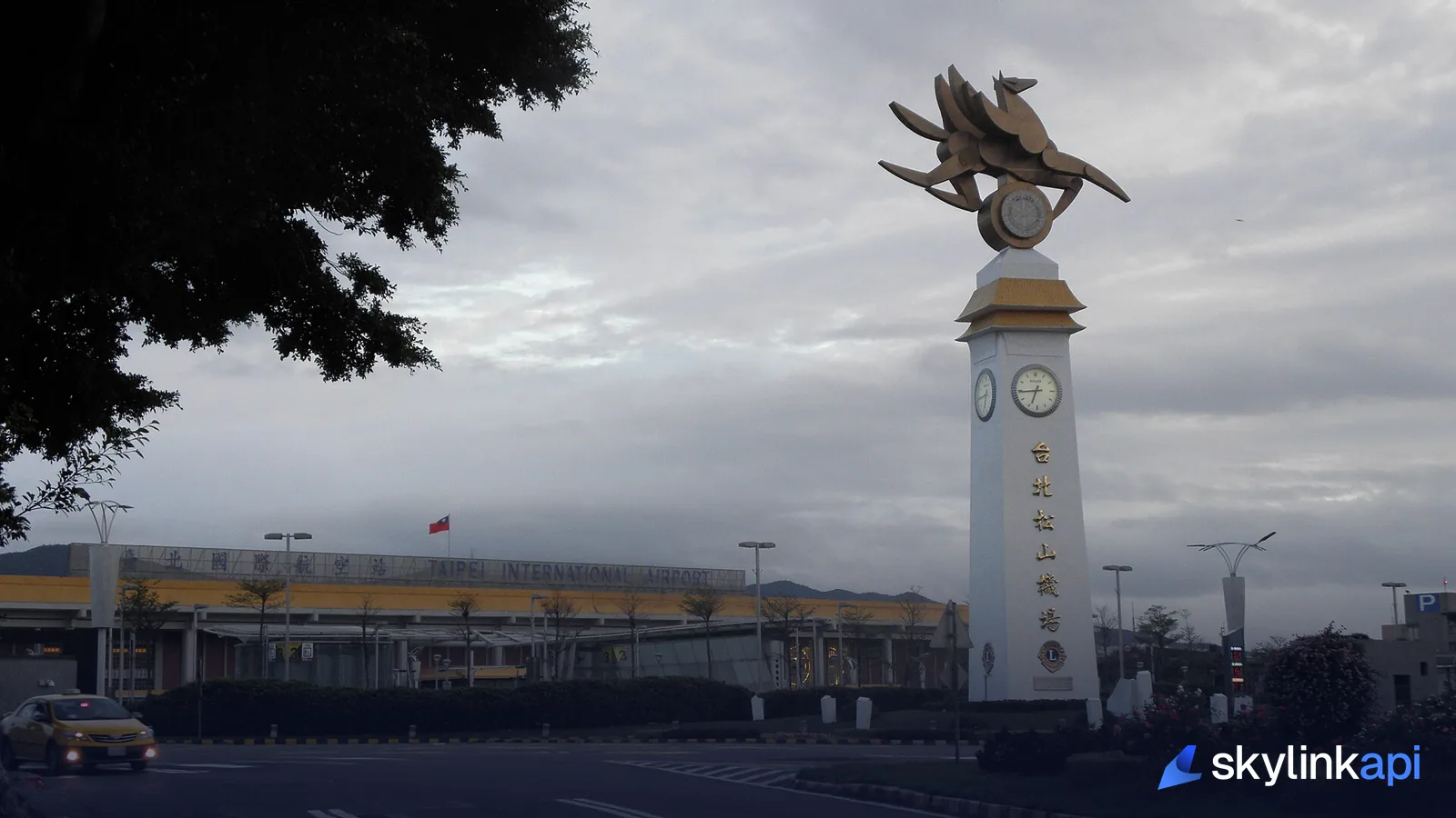 The terminal building at Taipei Songshan Airport