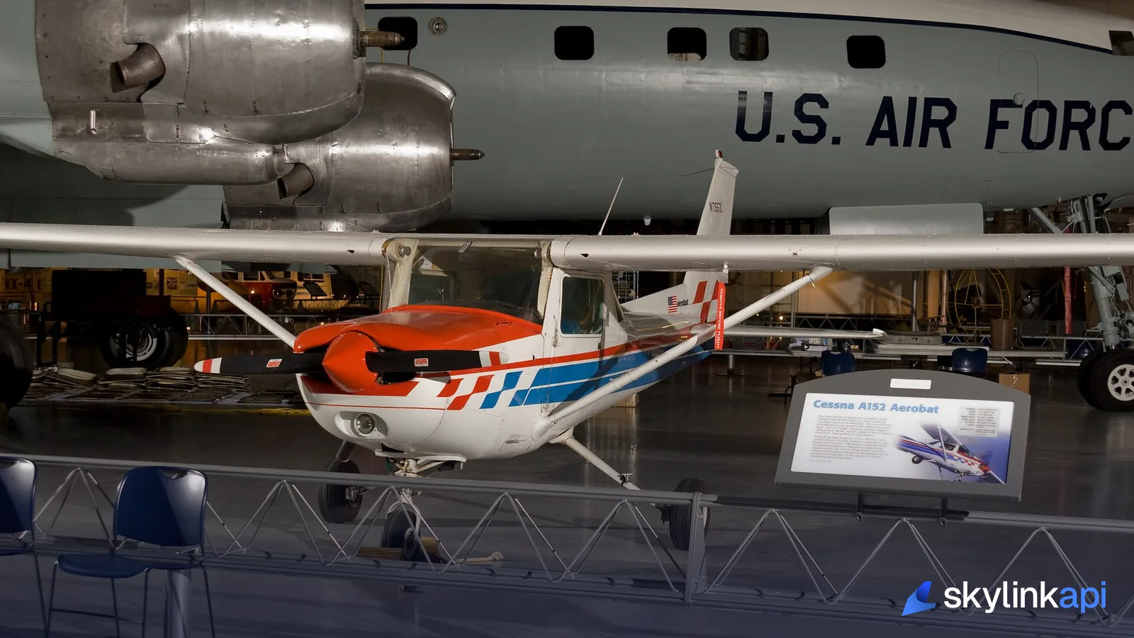 A Cessna 152 light aircraft