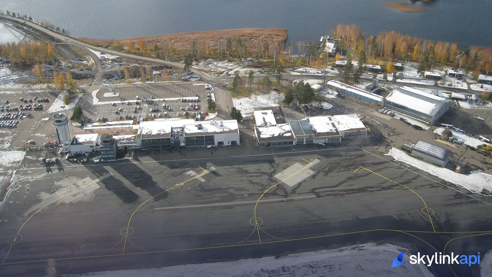 Kuopio Airport seen from the air