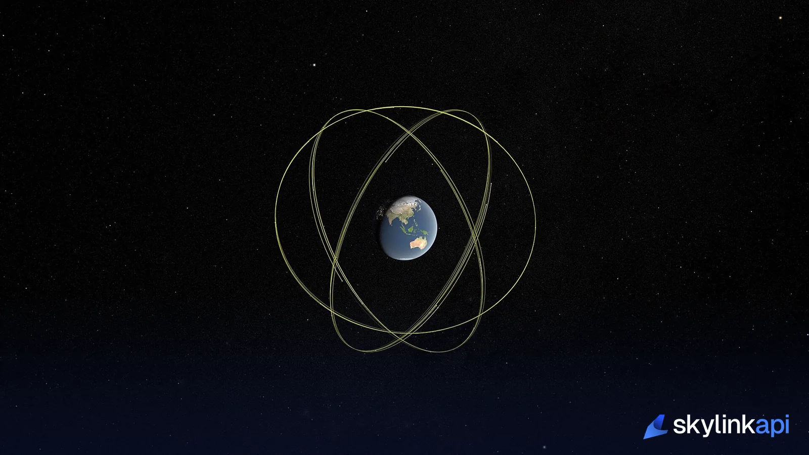 A navigation satellite above Earth