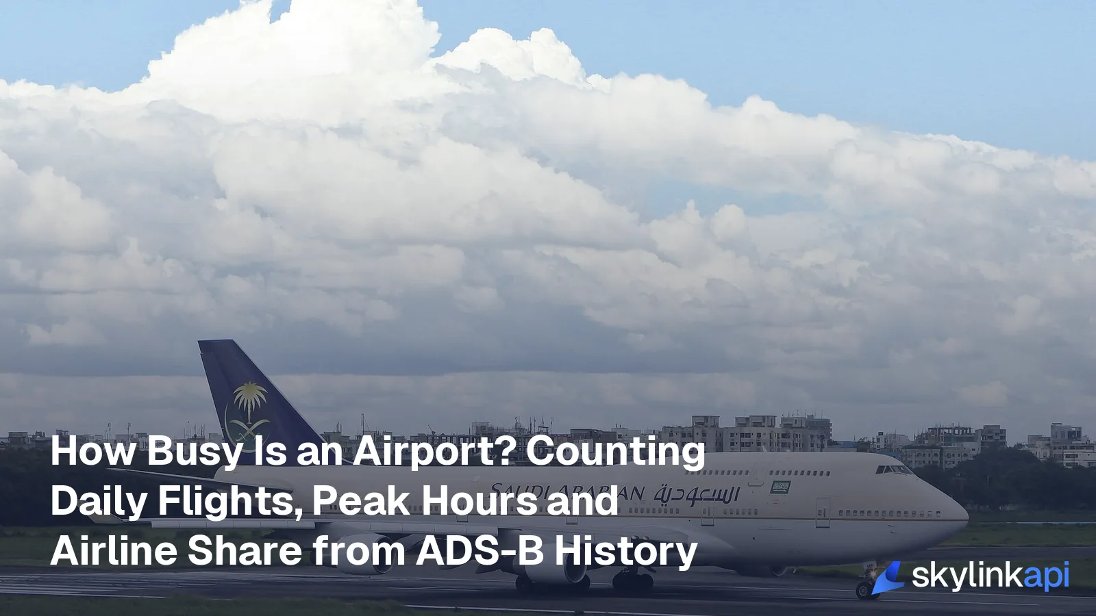 How Busy Is an Airport? Counting Daily Flights, Peak Hours and Airline Share from ADS-B History